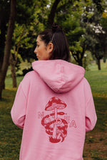 Load image into Gallery viewer, NOIDEA OVERSIZE HOODIE - MAGENTA
